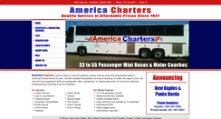 Desktop Screenshot of americacharters.net